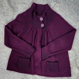 Beautiful Sz L Petite 2 Button Cardigan
